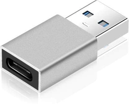 Bocxn Usb-C Usb 3.1 Type C Female To Usb 3.0 Male Adapter Connector Converte Usb3.1, USB Type C Adapter (Compatible With Cellular Phones, Tablets, Laptops - Silver)